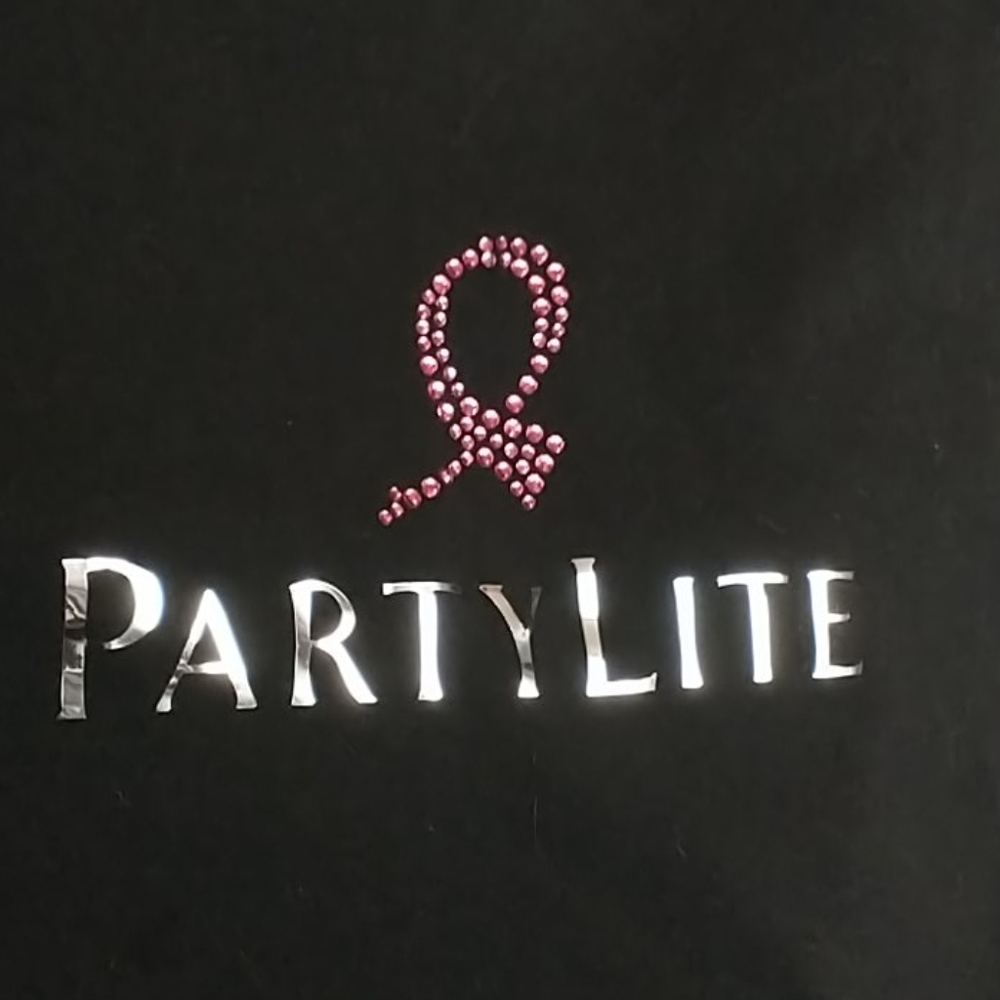 PartyLite Breast Cancer Awareness T-shirt.